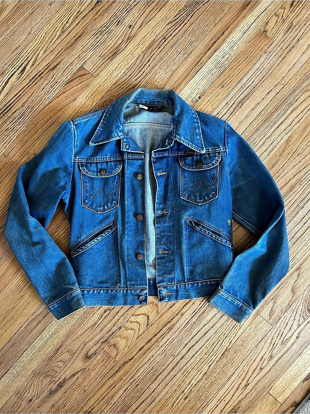 Vintage Denim Wrangler Denim Jacket Size 36